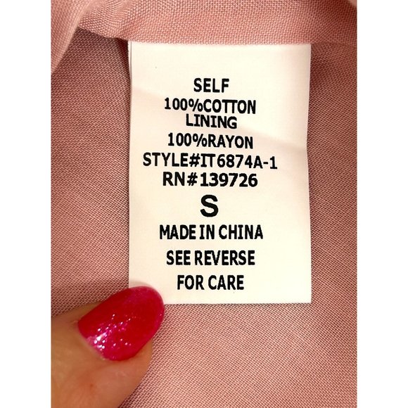 Honey Punch Tank Top S Women’s Pink Orange Striped Tassels Gold Beads Straps - Picture 6 of 12